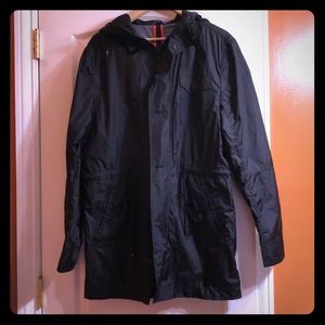 Jack and Jones men’s navy rain jacket NWOT Sz L